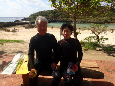 体験ダイビング　宮古島　カラカラ先生